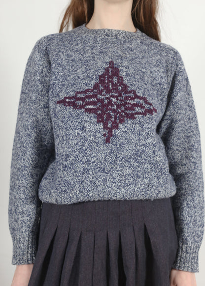 wool sweater with a star