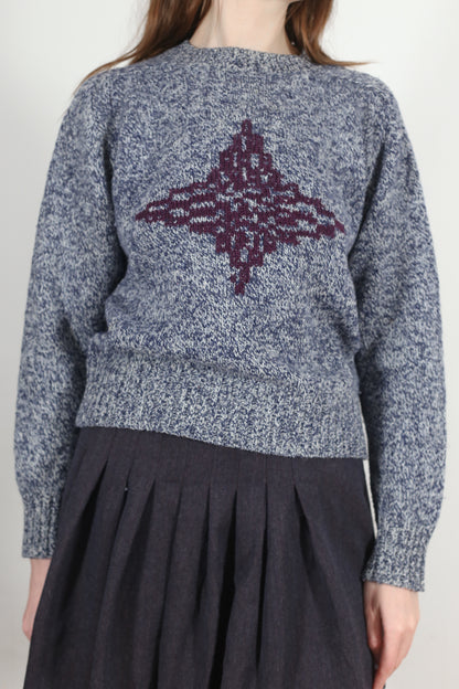 wool sweater with a star