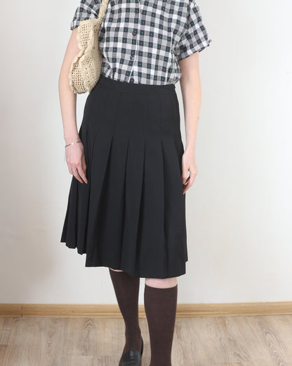 midi pleated skirt, S-M