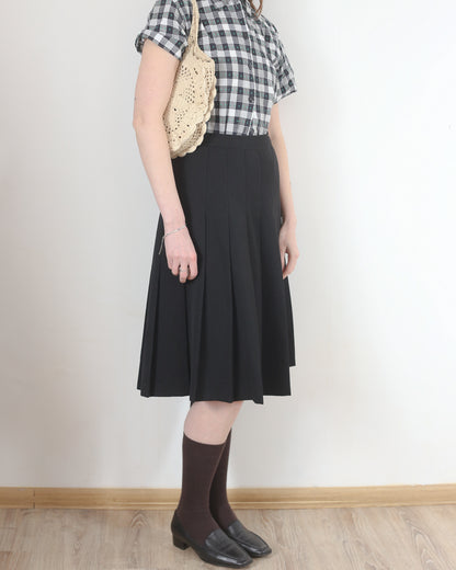 midi pleated skirt, S-M