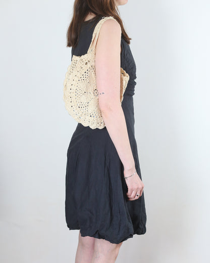 linen bubble dress, XS-S