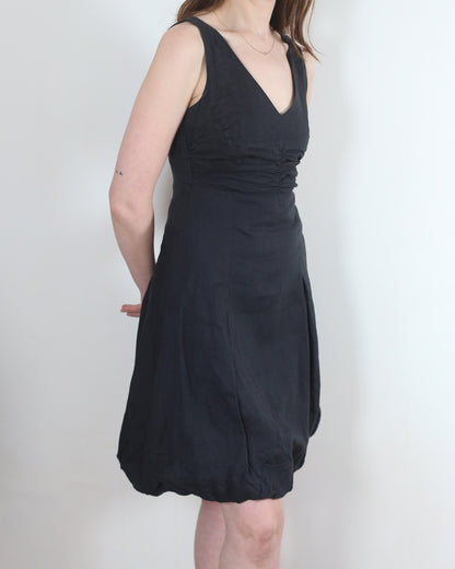 linen bubble dress, XS-S