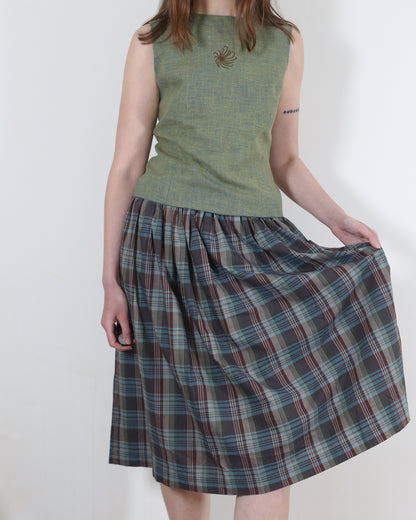 plaid skirt