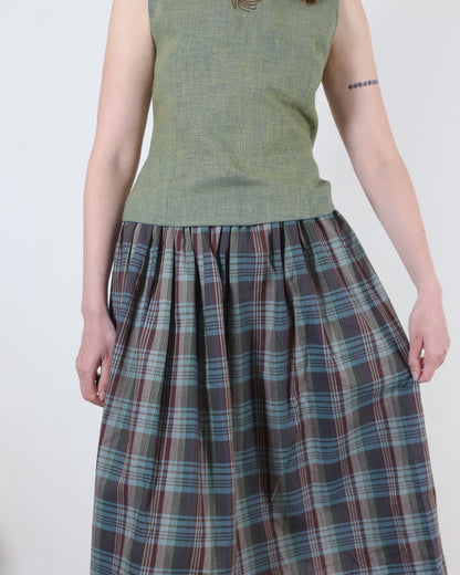 plaid skirt