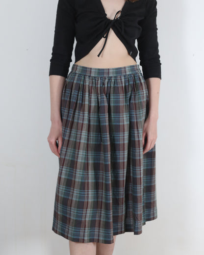 plaid skirt