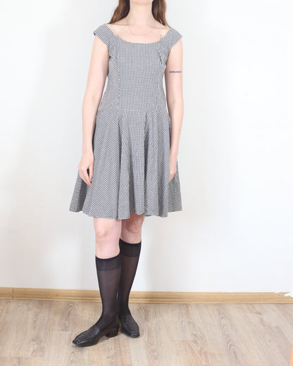 black&white dress, M