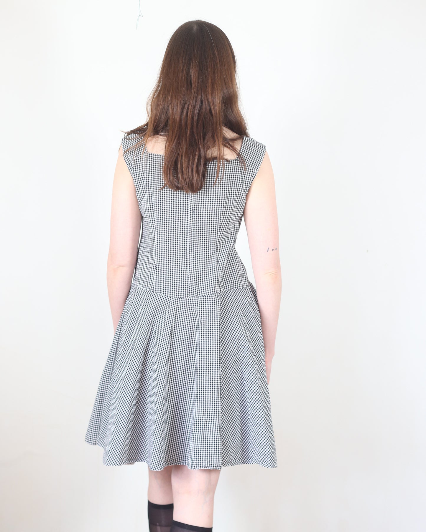 black&white dress, M