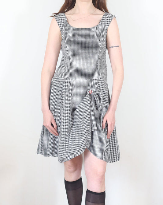 black&white dress, M