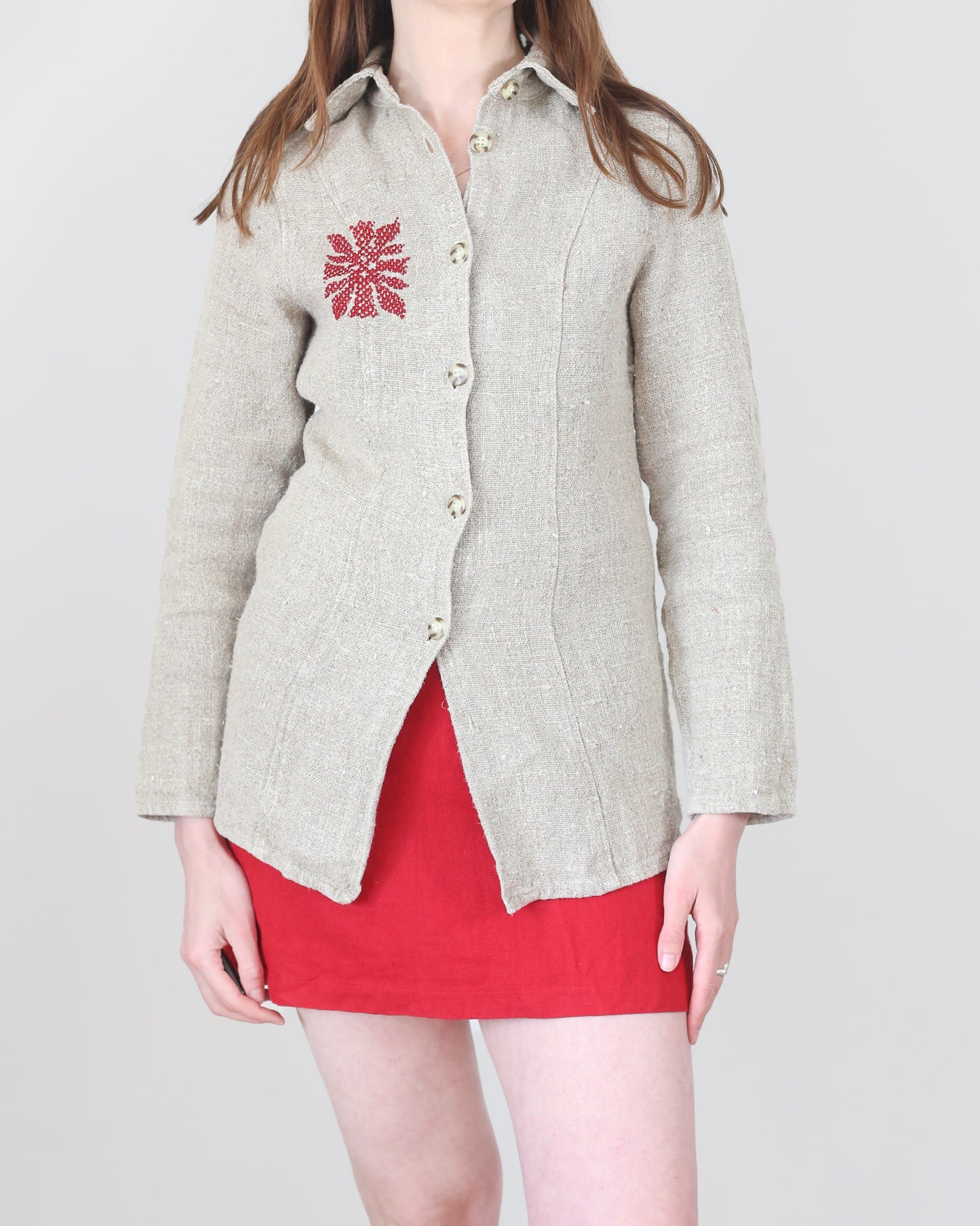 folk button up, S