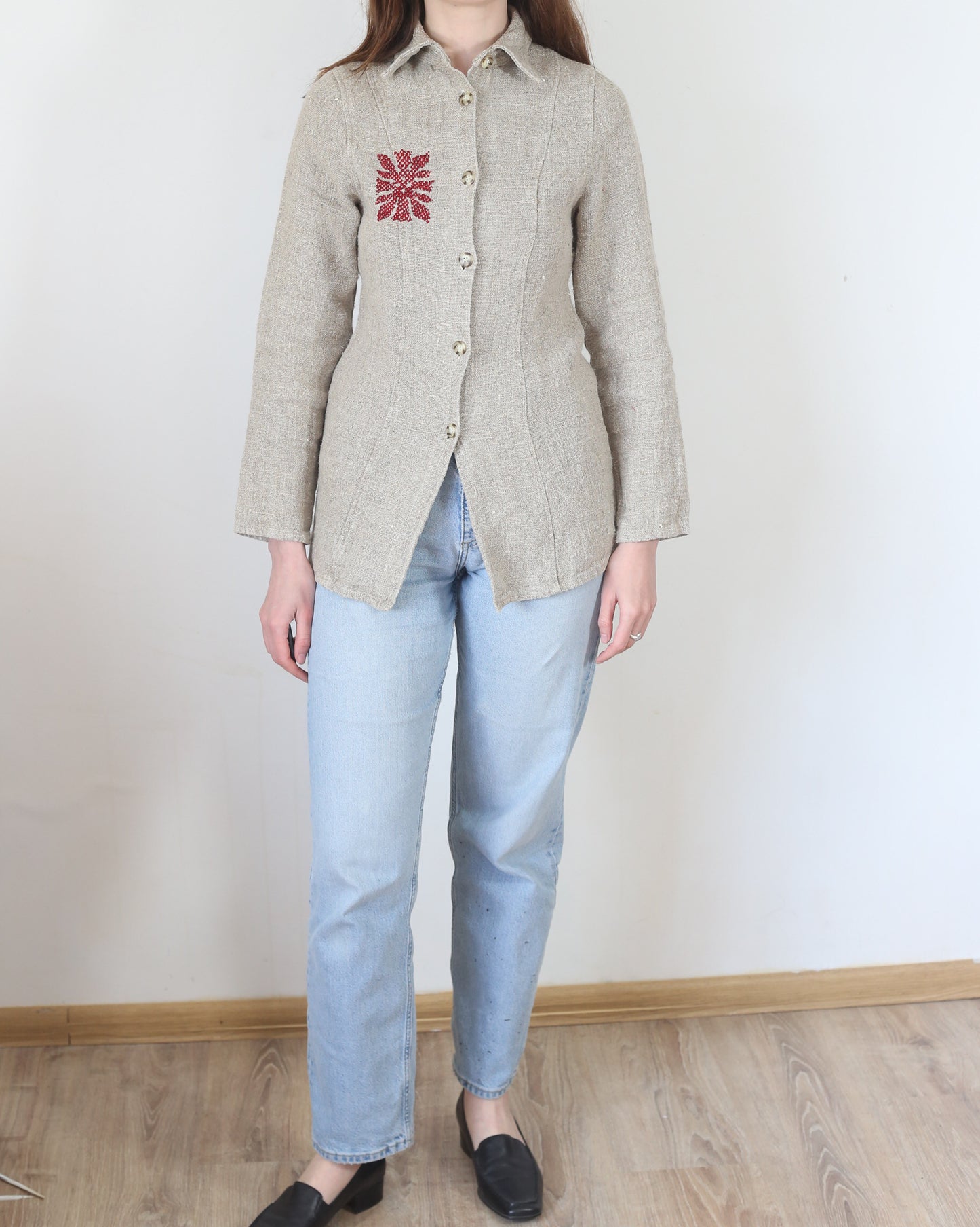 folk button up, S