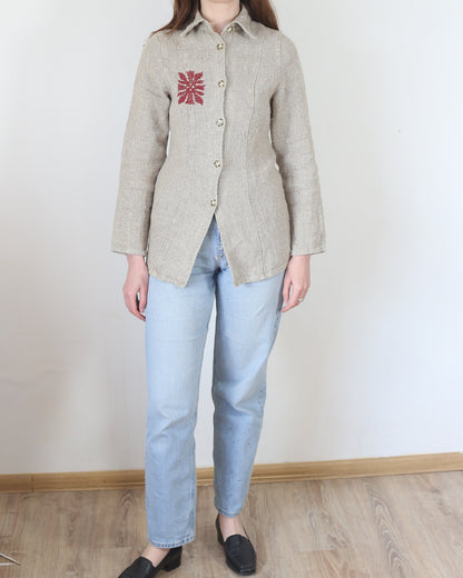 folk button up, S