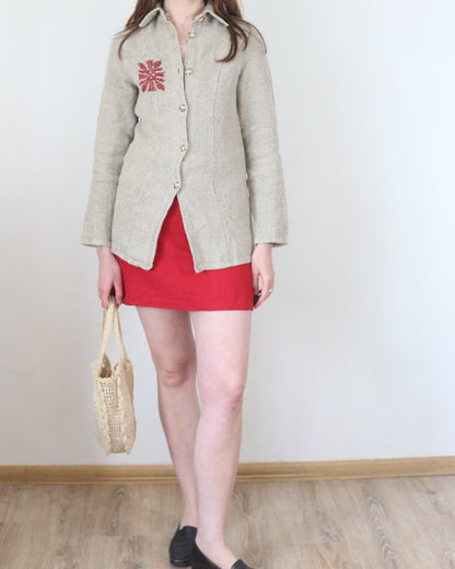 folk button up, S