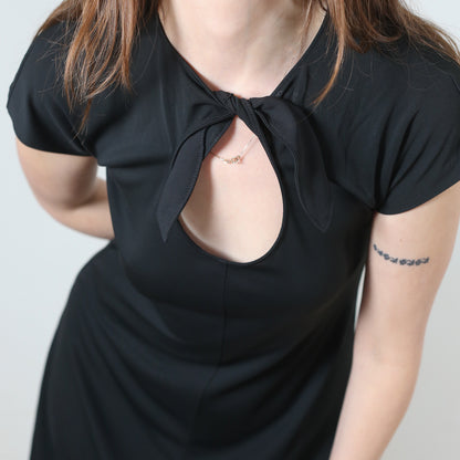 black Moschino dress, S-M