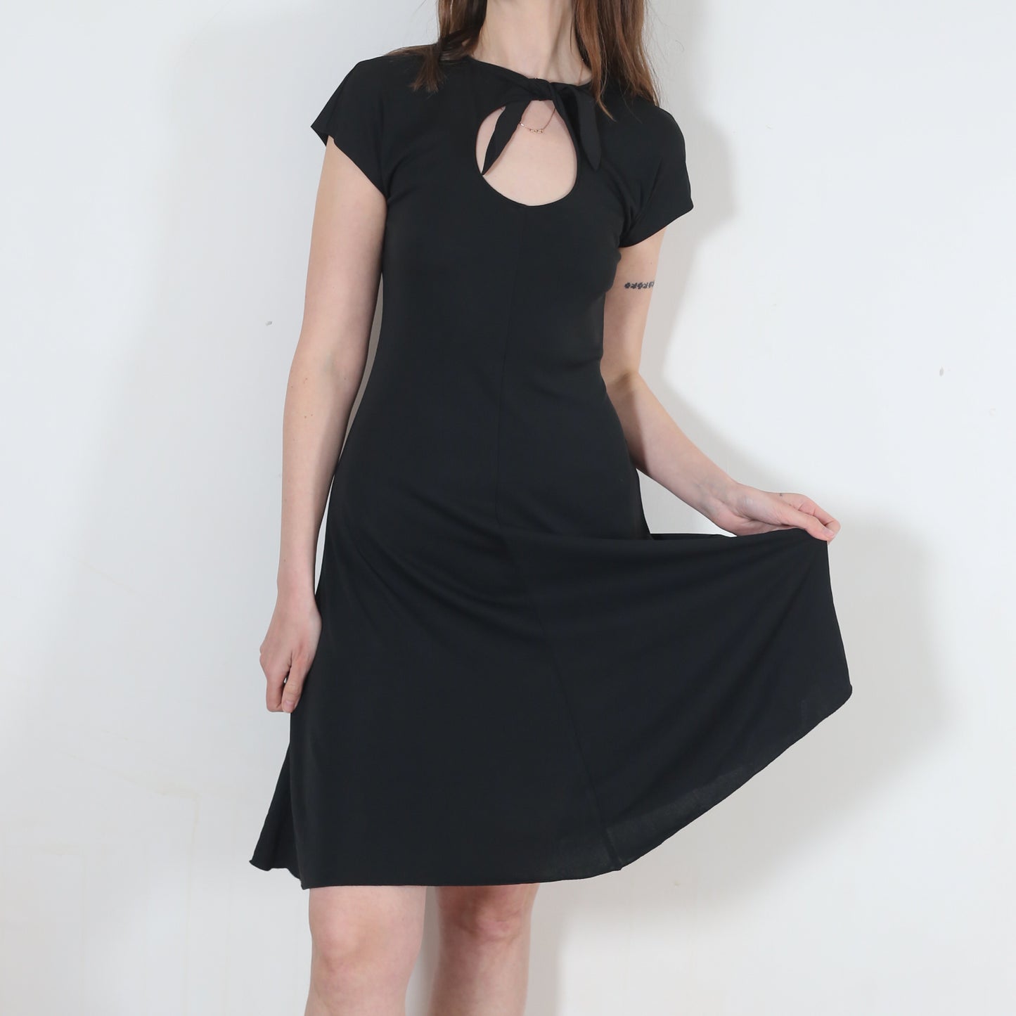 black Moschino dress, S-M