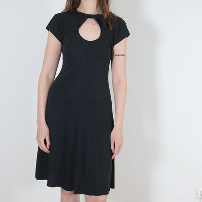 black Moschino dress, S-M