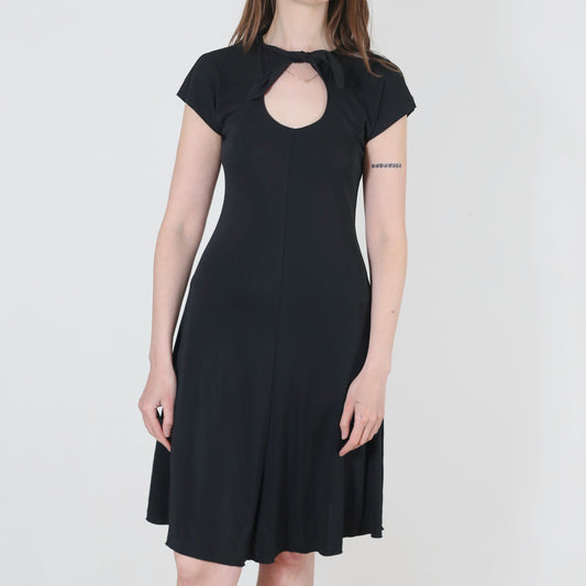 black Moschino dress, S-M
