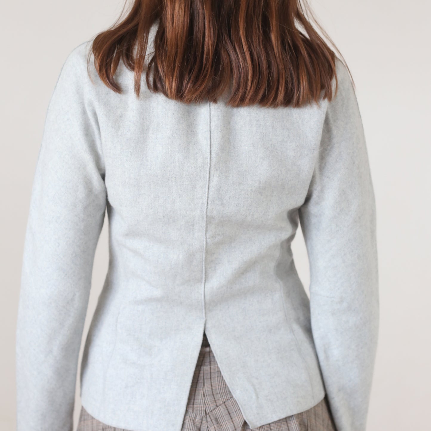 gray blazer