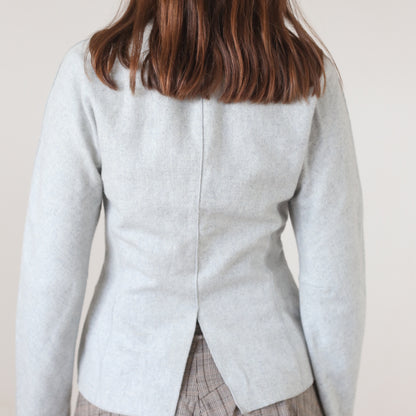 gray blazer