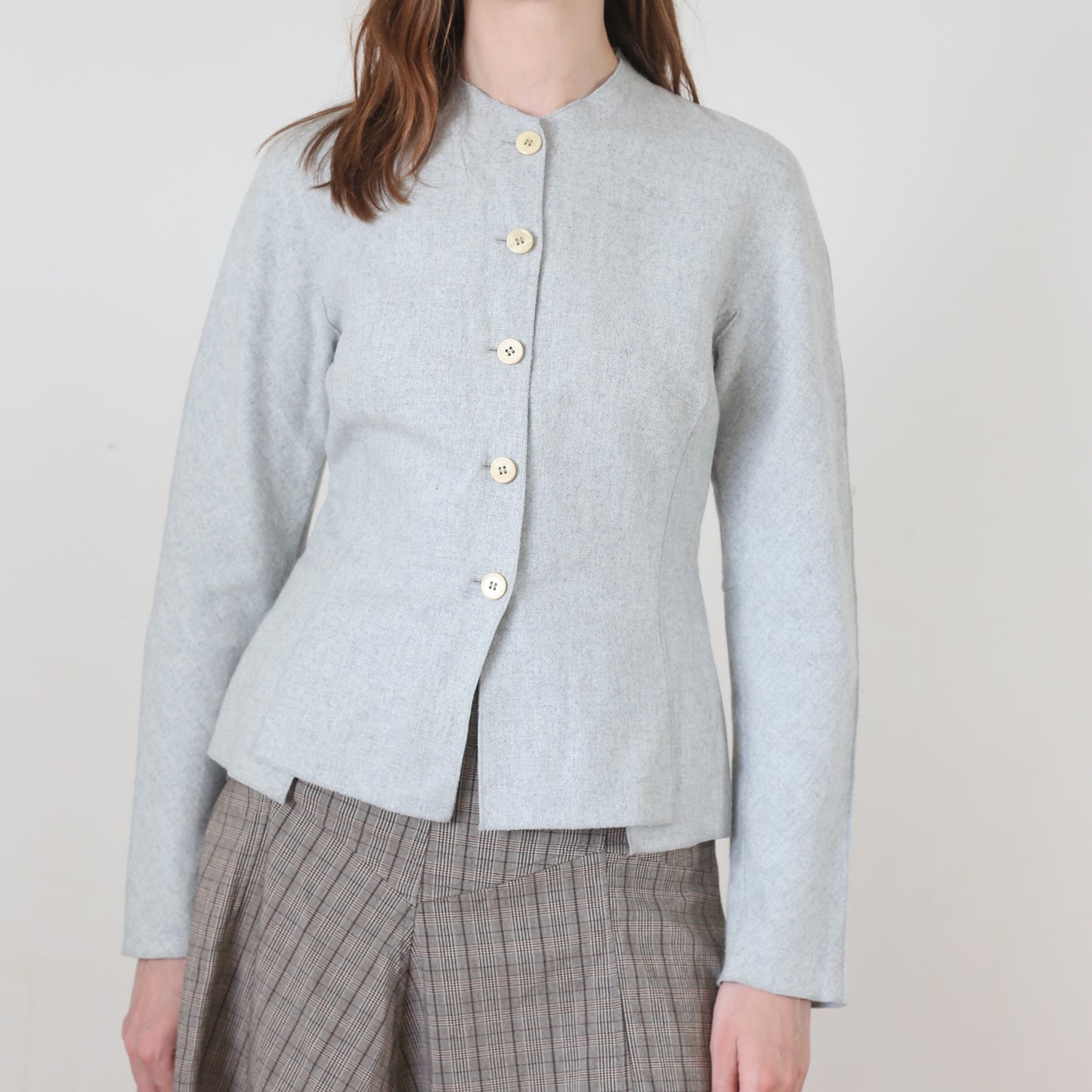 gray blazer