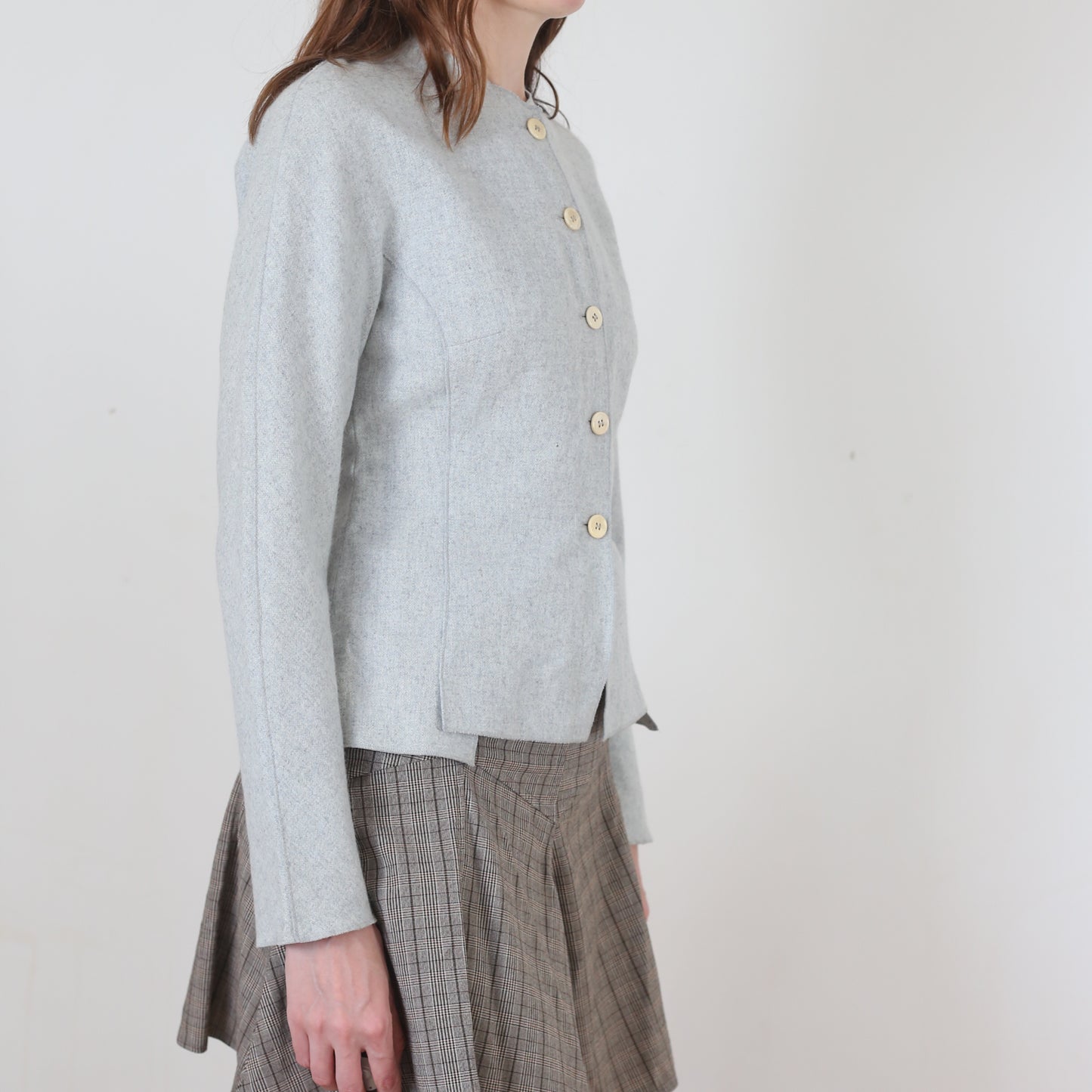 gray blazer