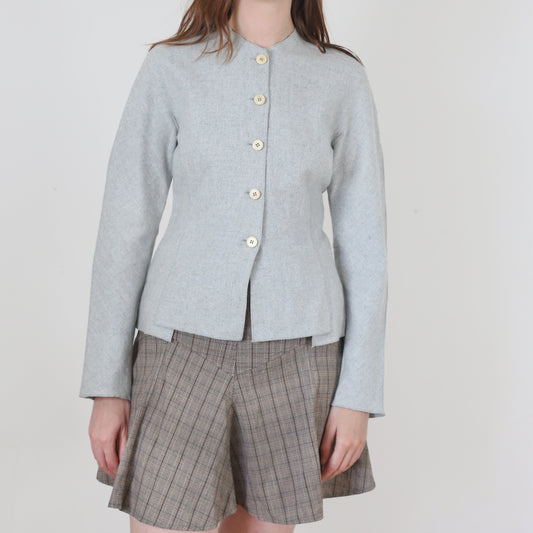 gray blazer