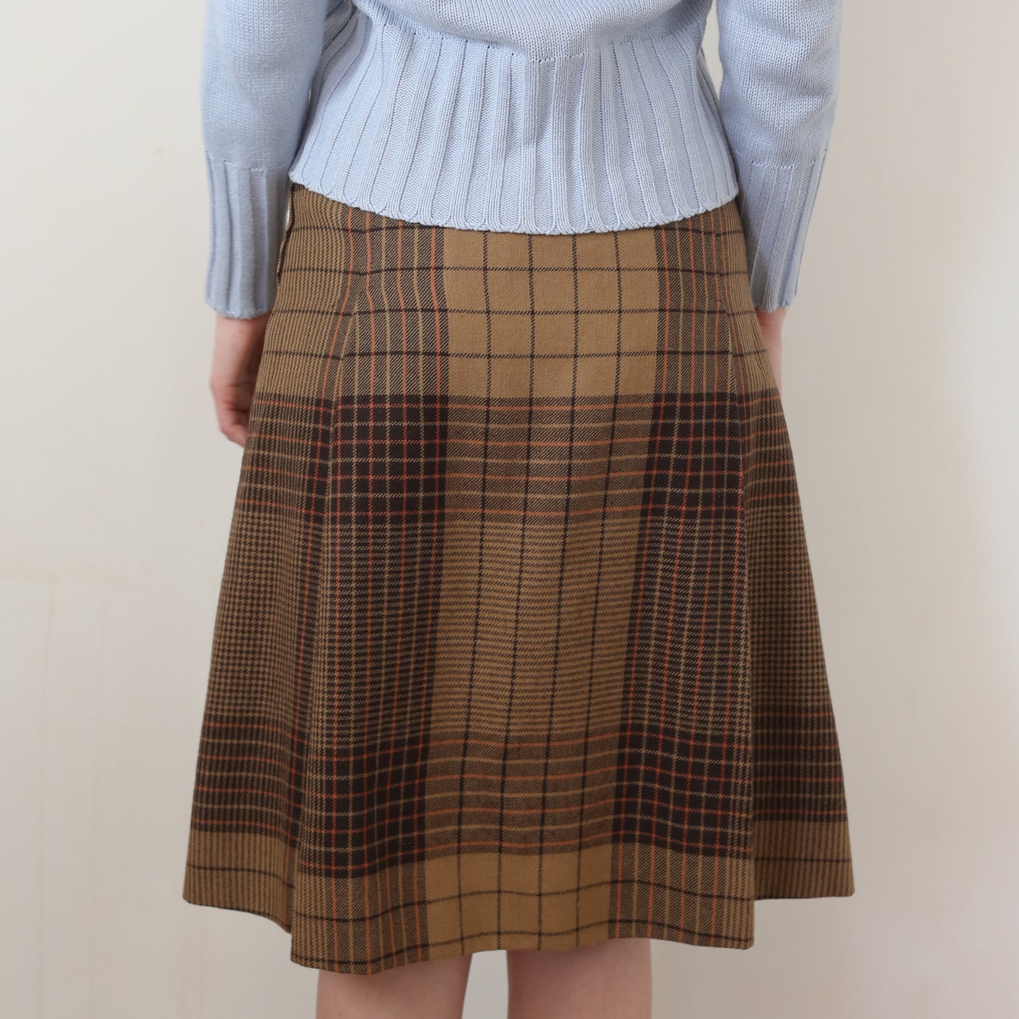 plaid Burberry skirt, XS-S