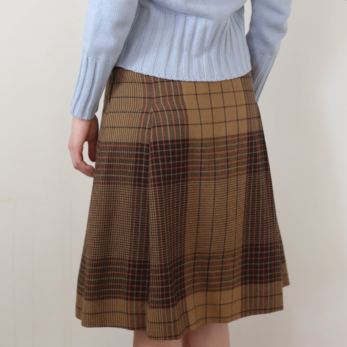 plaid Burberry skirt, XS-S