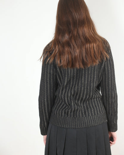 charcoal sweater M-L